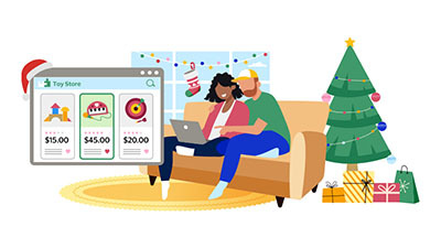 pareja en navidad 2