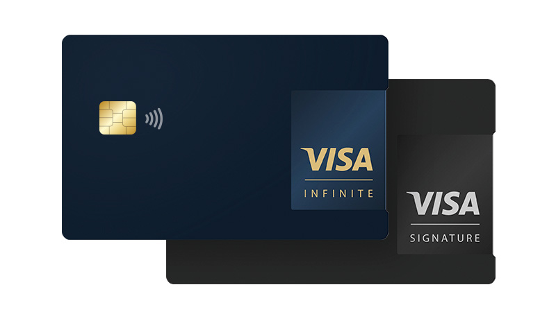 tarjetas Visa Infinite y Signature